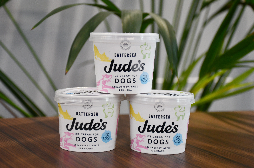 Tubs of Jude's ice cream