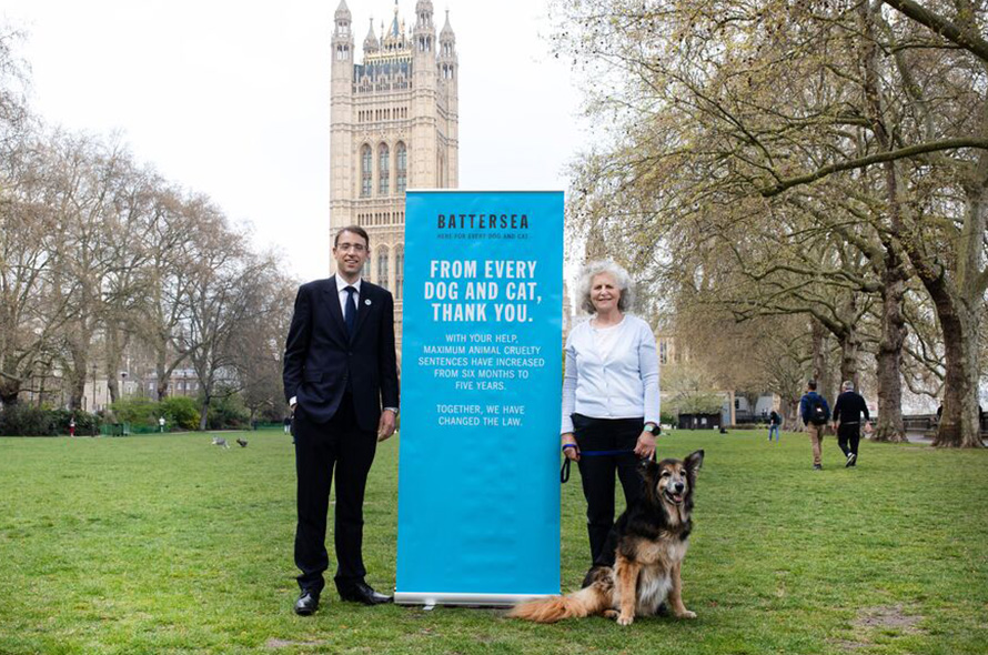 Peter outside Parliament