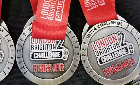 London to Brighton finisher medal